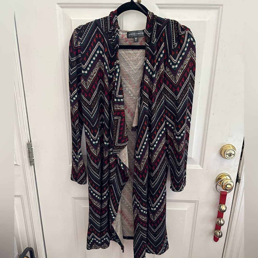 Almost Famous long printed cardigan